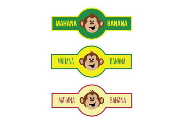 Mahana Banana Logos